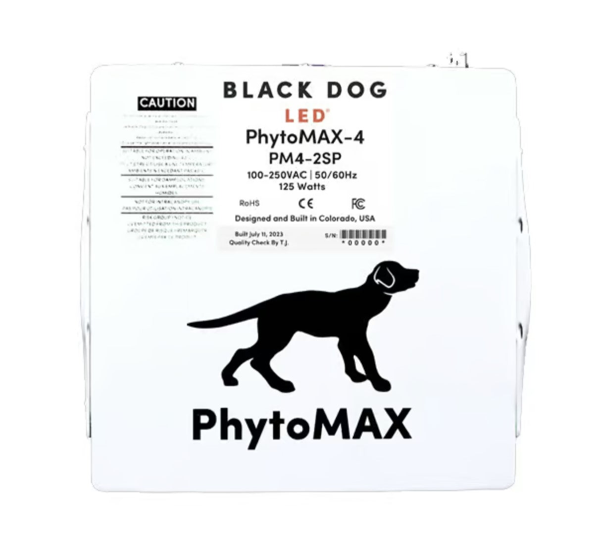 Black Dog PhytoMAX-4 2S groeilamp bovenkant