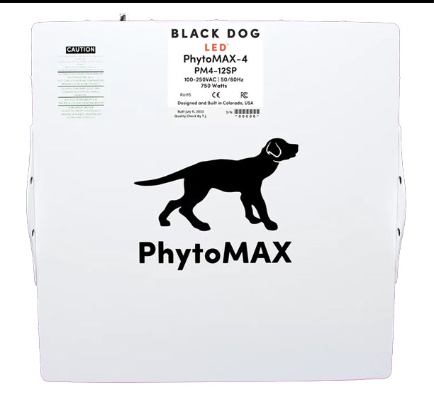 Black Dog PhytoMAX-4 12S groeilamp bovenkant