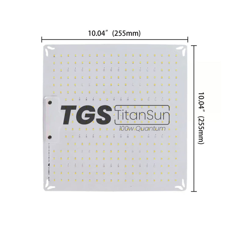 TGS TitanSun 100w Quantum groeilamp afmetingen